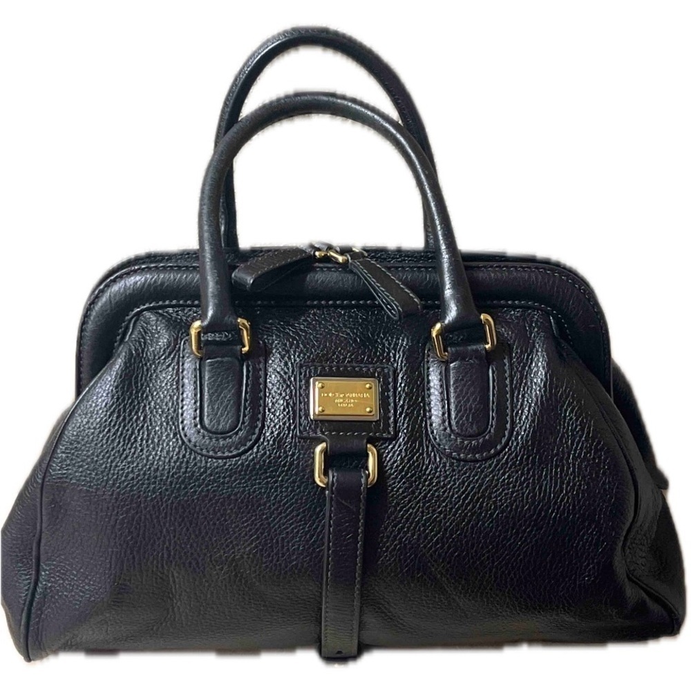 RARE Dolce & Gabbana Elegant Miss Romantique Domed Satchel, Black